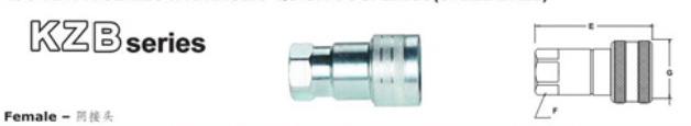 ISO 7241 A SERIES HYDRAULIC QUICK COUPLINGS